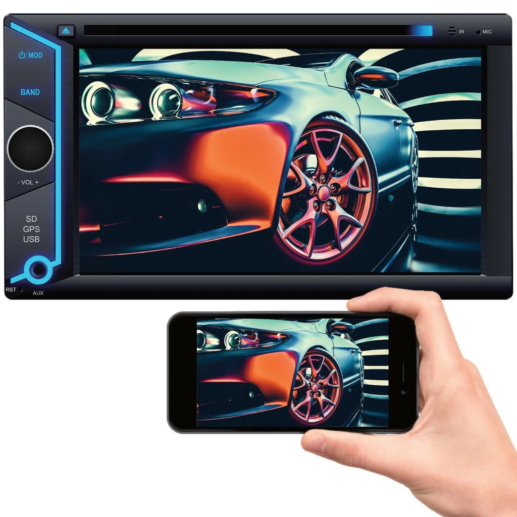 IOS For 6.2" Android & 200W View Bundle +Rear Camera GPS XV20C Link Screen Mirror Touch