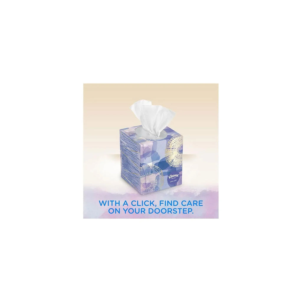 Boxes tissues) - Soft Pack, (12 Cube Tissues Ultra 65 Facial Kleenex