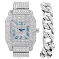image Flashy Cuban) Out (Silver Hop Square You Will Hip Way in 0513Sq Watch a Iced R# product Bling-ed Blue Hypnotize Gold - Biggie