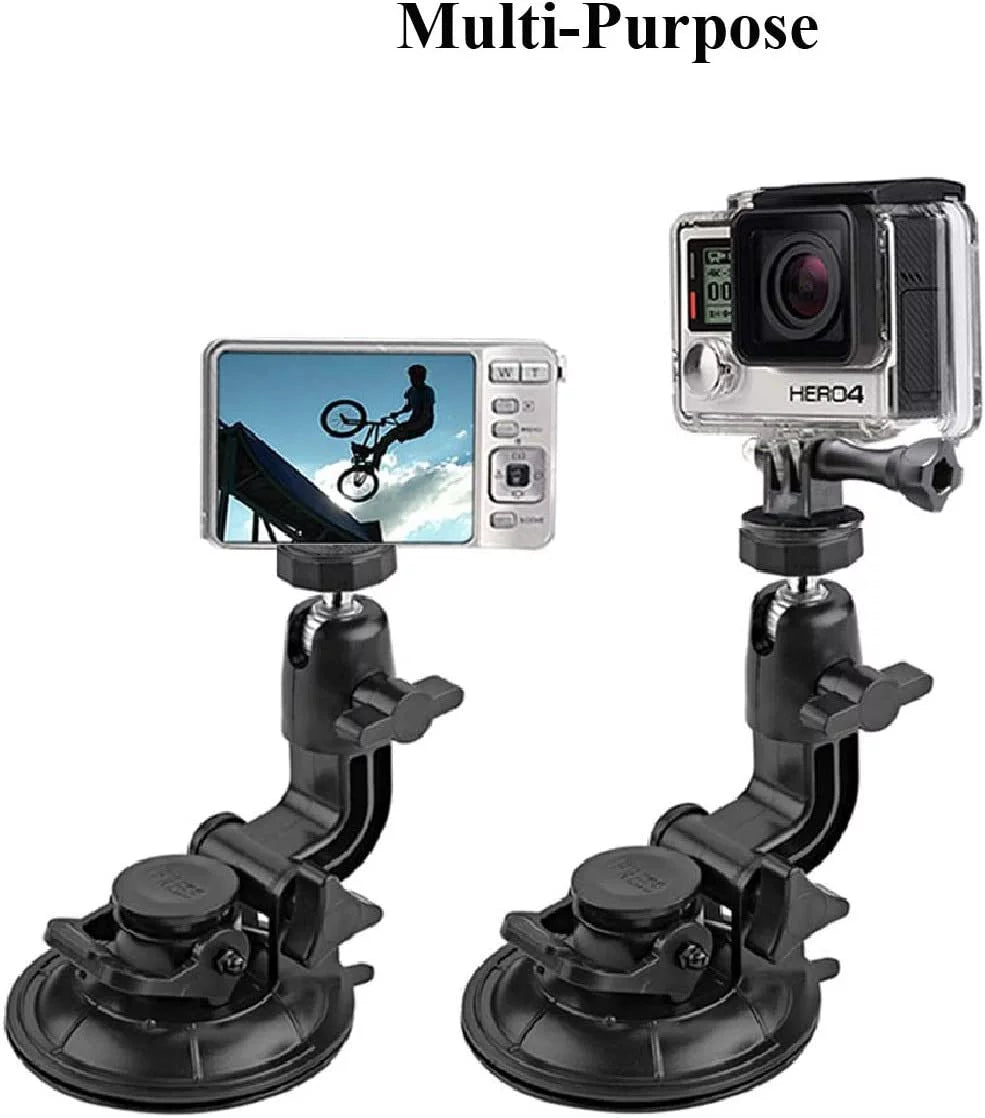 Tether 2 with Gopro Car Suction Adapter 4 5 3 for 3+ Mount Hero Safety 6 Cup Indoor Session Stand 8 9 7 Outdoor Tripod