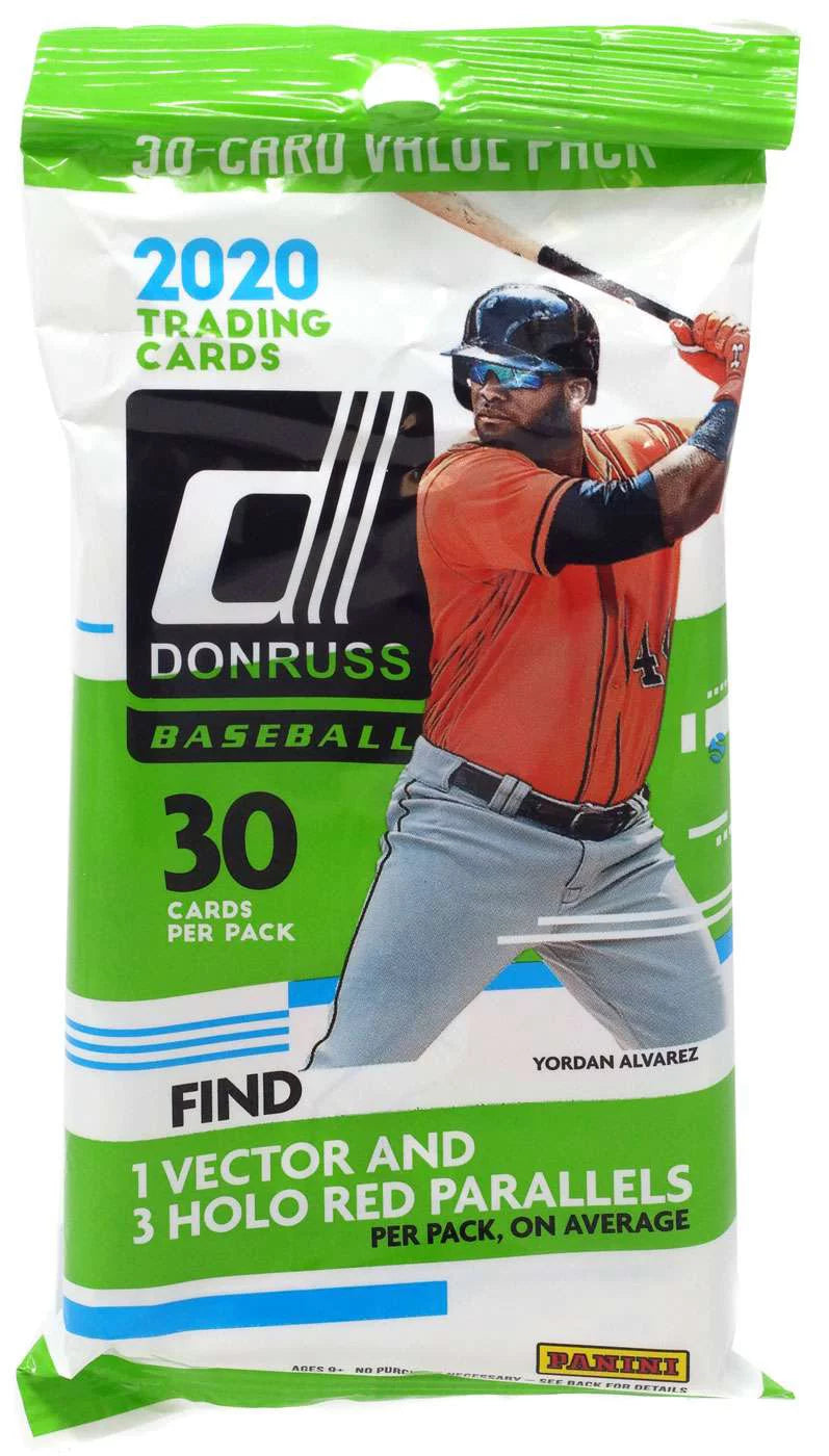 Donruss FAT Baseball Box Panini Trading MLB 2020 (12 Packs) Card PACK