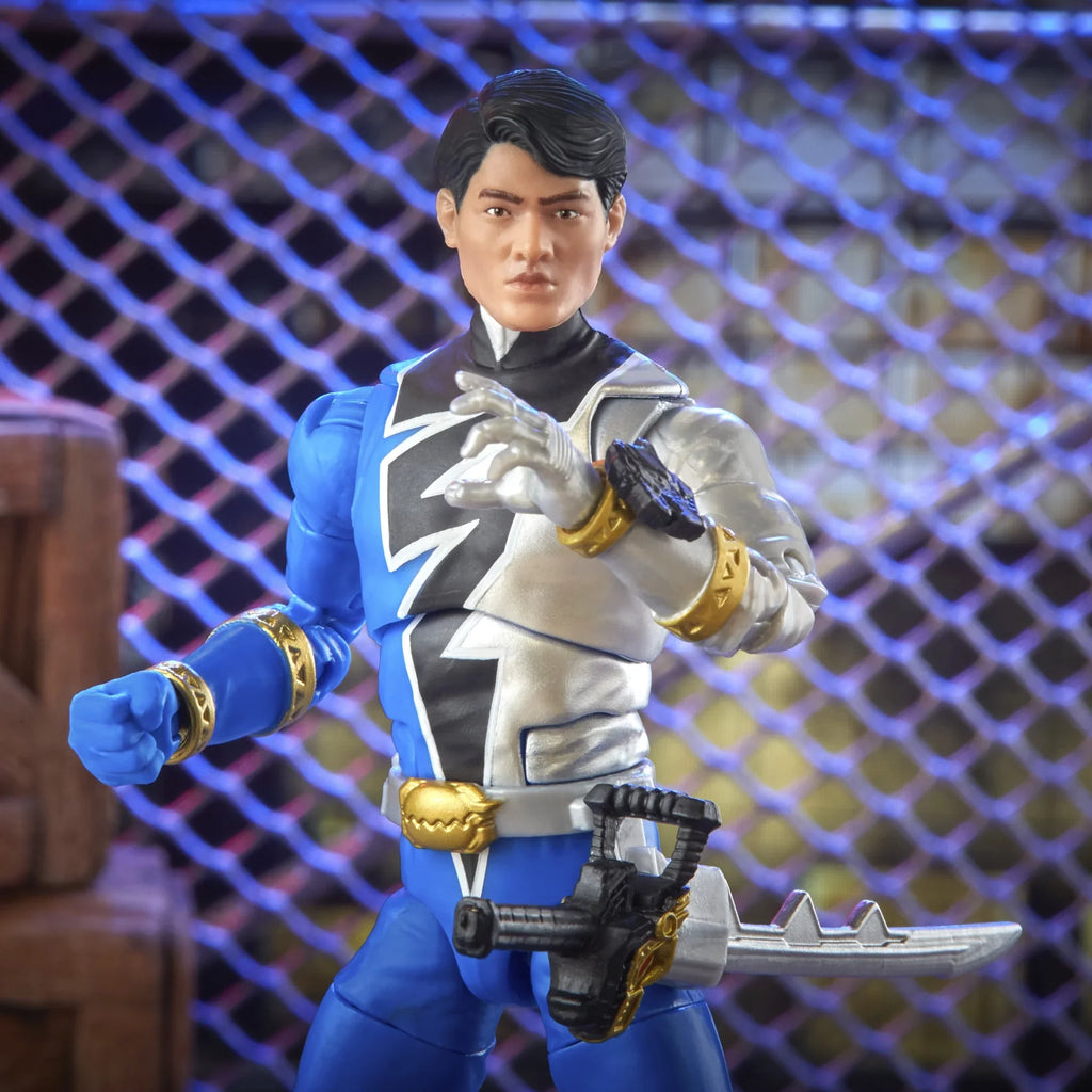 Fury 6-inch Premium Action Rangers Lightning Accessories Ranger Dino with Toy Collection Collectible Blue Power Figure