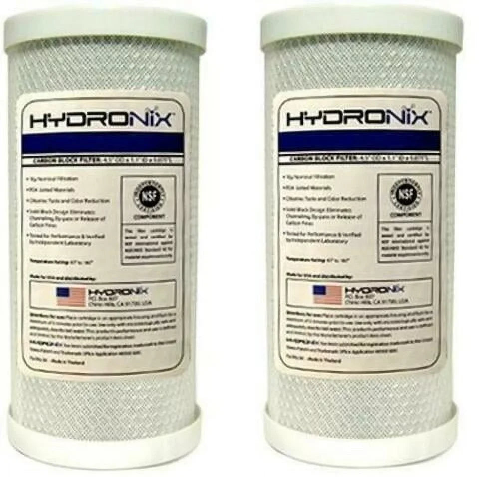 2 9 Hydronix Block Length PACK 7/8" 4.5" Filter X Carbon NSF OD CB-45-1005