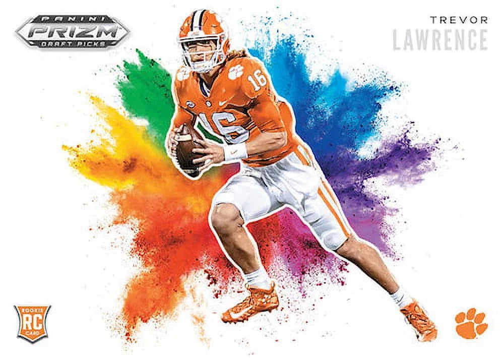 Cards- Panini Autograph 60 2021 Cards Prizm Collegiate Draft Football Trading Picks +1