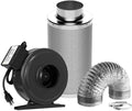 Carbon VIVOSUN 440 and Kit: Inline Fan, Ducting Filtration CFM Combo Inch atmospheric 6'' Filter Ft 16 6