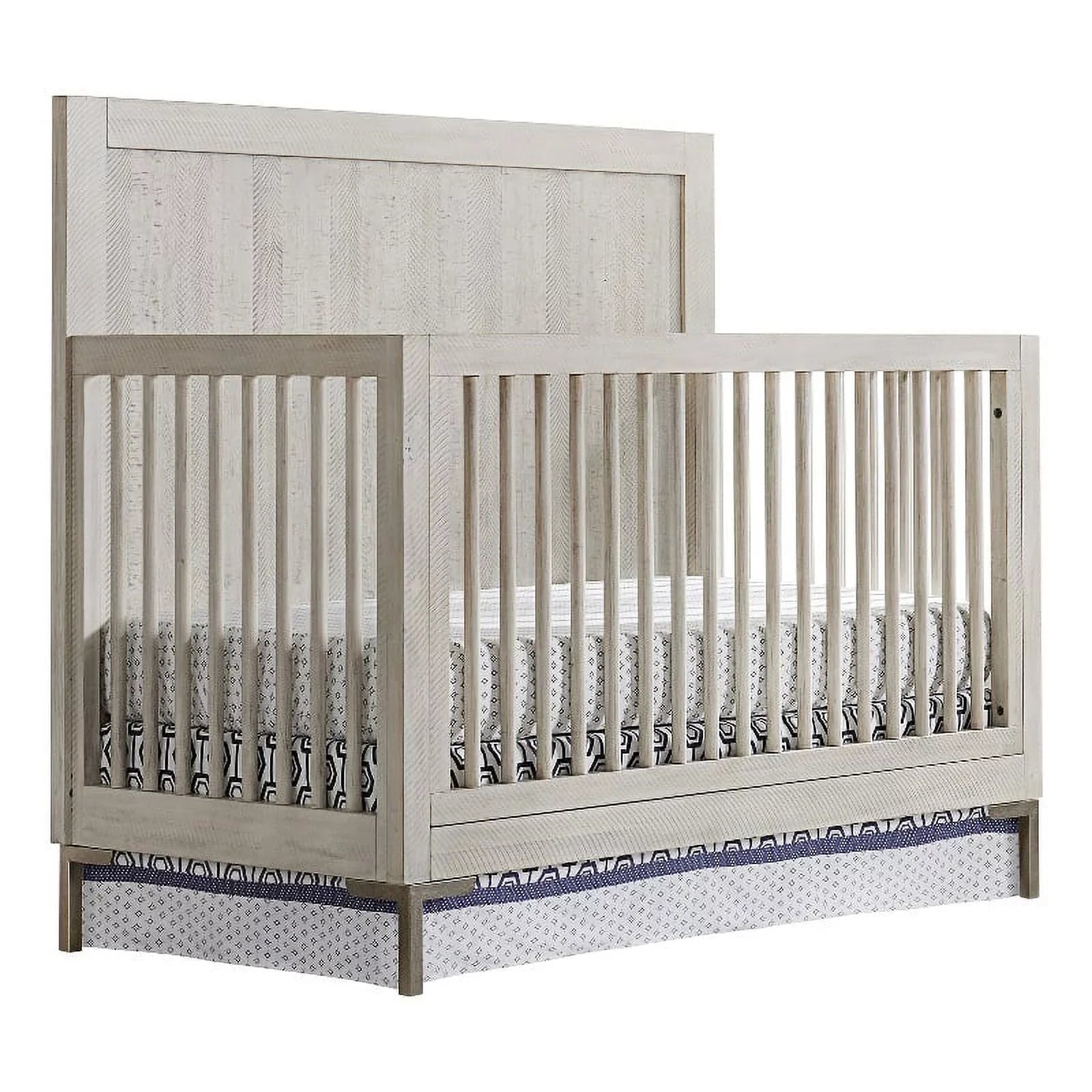 in Westwood Beck Modern Design Wood Gray Finish Willow Convertible Crib