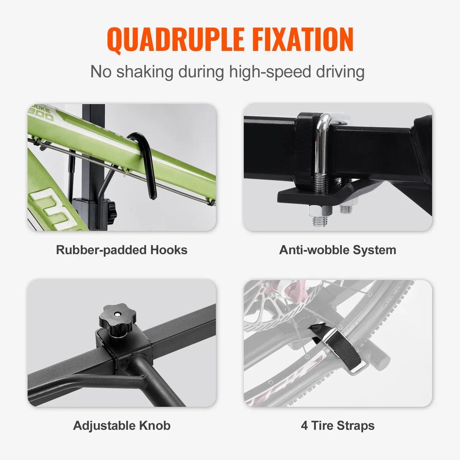 Mount Car 1.25"/2" Truck SKYSHALO Folding 2-Bike Rack Carrier SUV Receiver Hitch