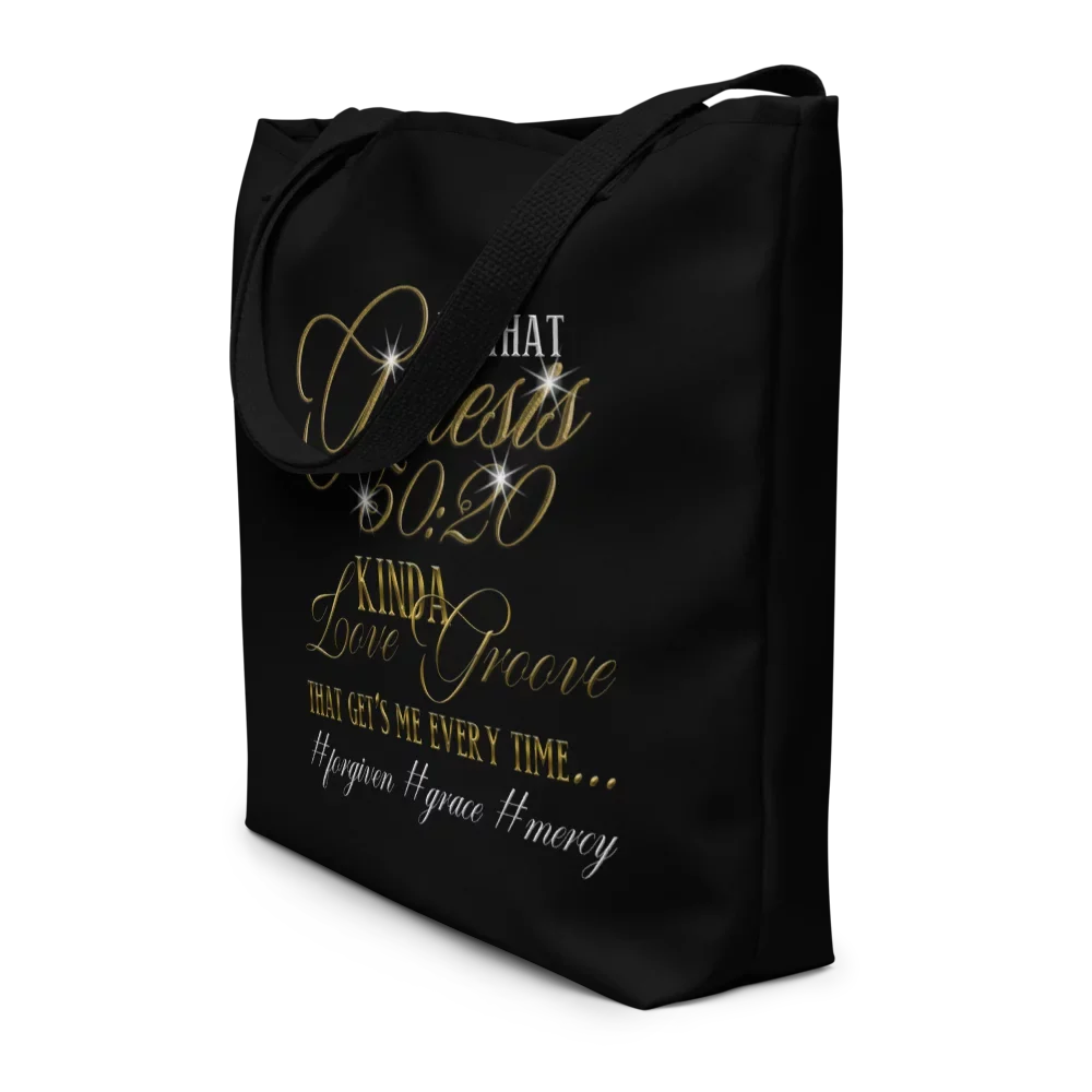 Kinda Bag Large Tote 50:20 Groove Love Genesis