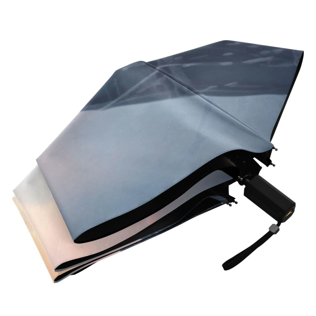 Compact Travel Winter Windproof for Umbrella Size Lightweight Boat with 50+ Folding Umbrella Rain Snow Packable Arc UPF