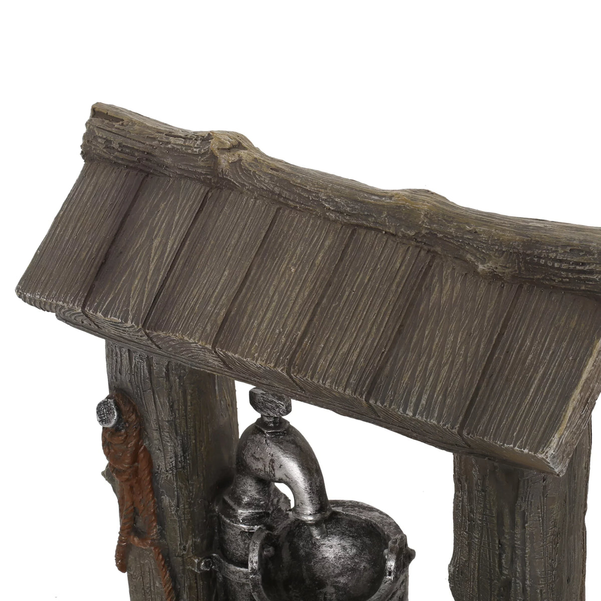 Outdoor and Berrien House 3-Tier Bucket Gray Noble Brown Fountain,
