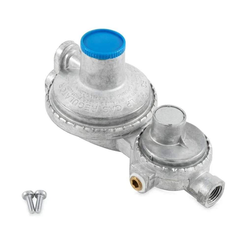 Silver (59313) - Regulator 2-Stage Vertical Propane RV Camco