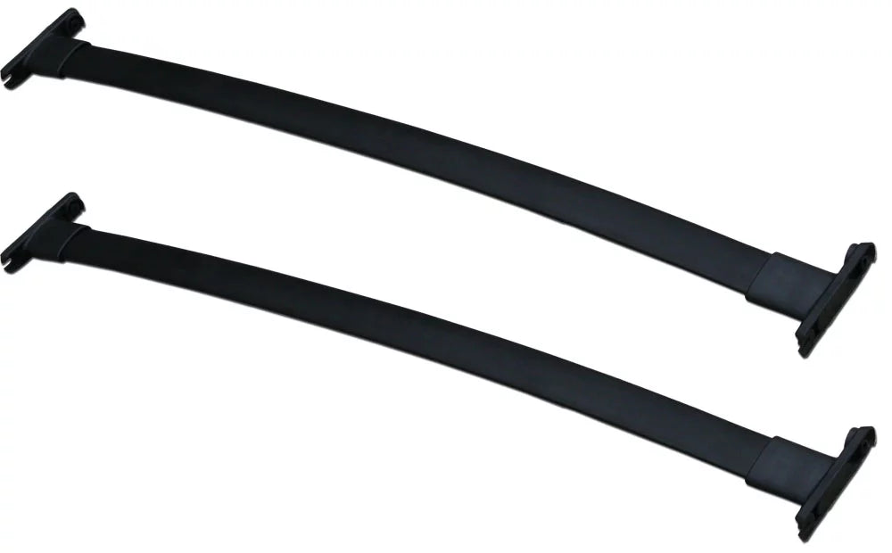 Rack 2011-2015 2pcs, BRIGHTLINES Roof Set Explorer Cargo Aluminum Replacement a of for Rack Top Black Ford Crossbars