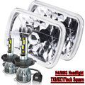 LED Beam For XJ 5X7 Wrangler Jeep Hi-Lo 7x6 Rectangle YJ Cherokee Headlights