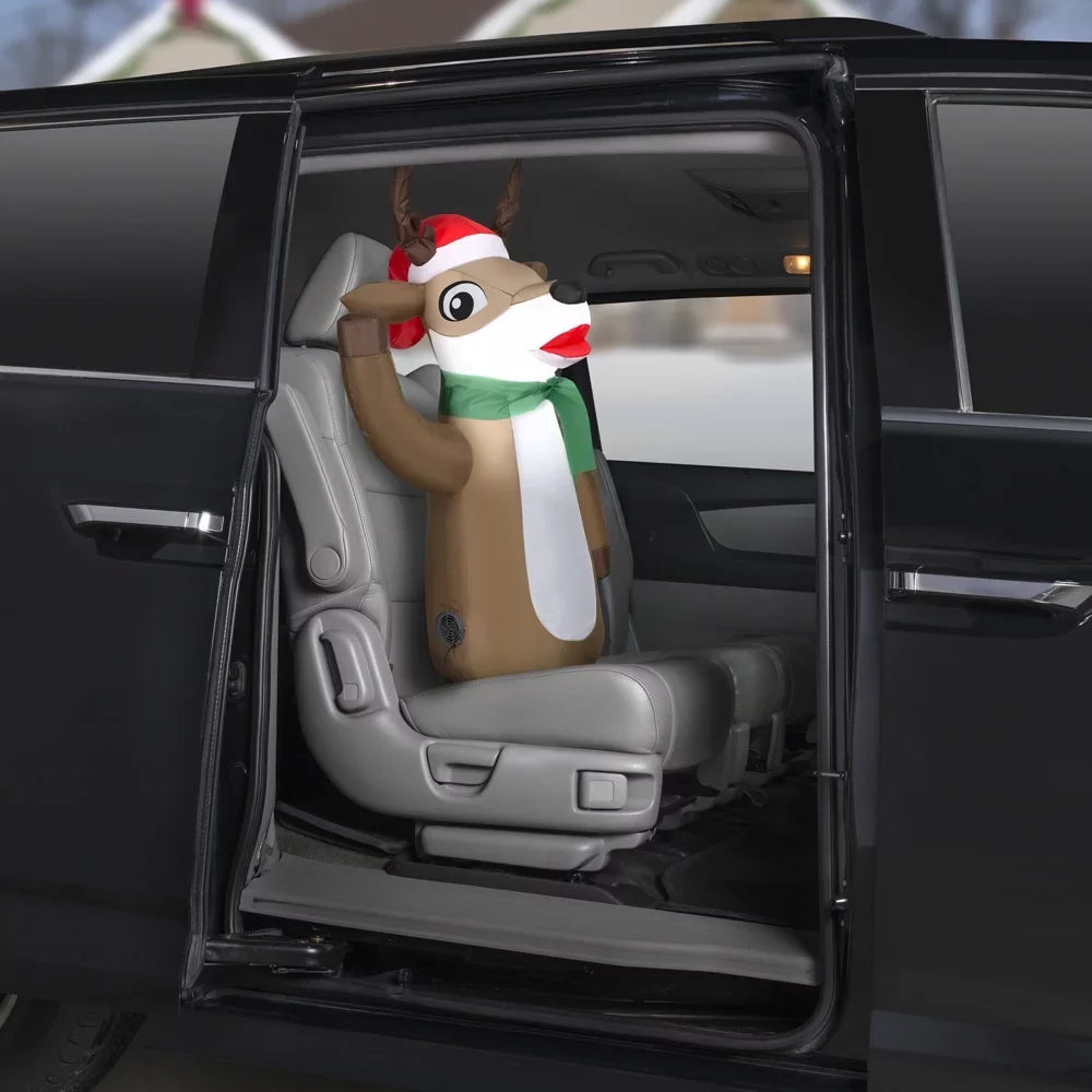 Reindeer Inflatables Buddy. Car Airblown