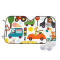 Balery Cover Interior Truck Shade, Animals Car Uv Sunshade Rays Pickup Window Front For Suv Accessories- ,Automotive With Small Blocks Portected Sun Transports Car Windshield