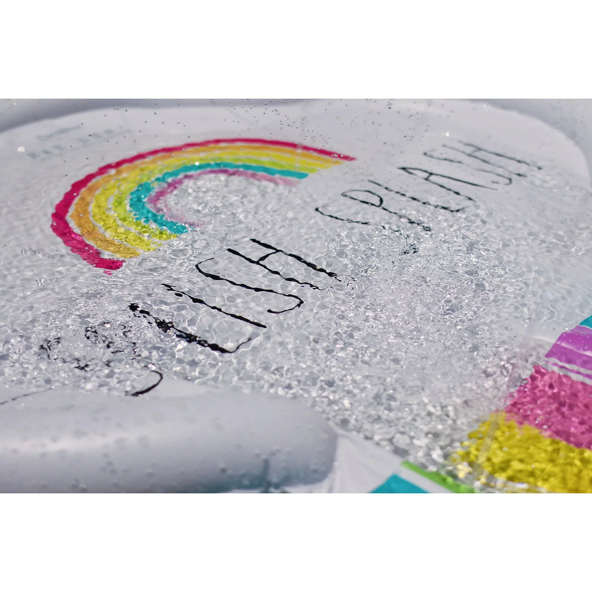 Rae Slide Durable Slide CocoNut Ride Splash Water Float, & Mat, Foot -16 Age Splish Sliding Dunn: 5+ Rainbow Sprinkler,