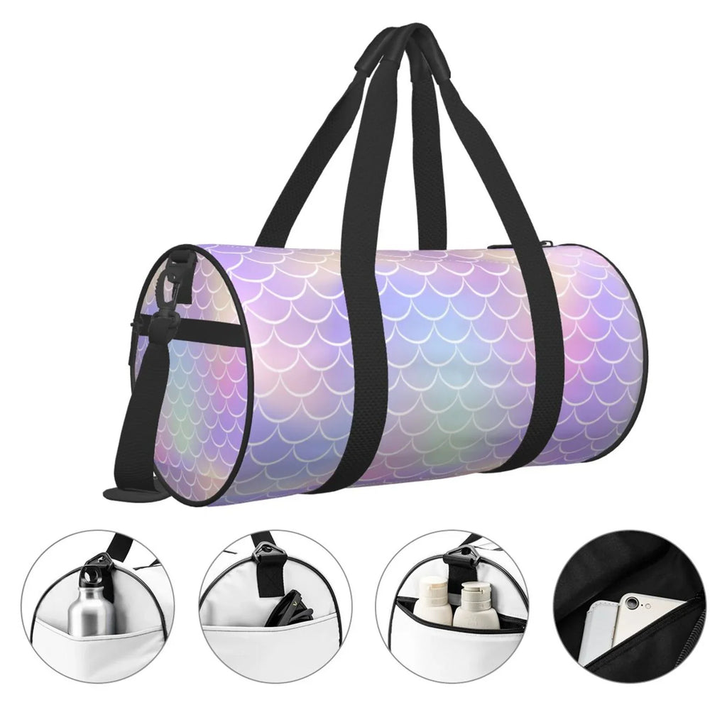 Pocket Sports Compartment Scale1 Bag Capacity Gym Waterproof Luggage with and Cylinder Bag Fish Bag Travel Large Coaee