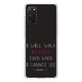 Corinthians Acrylic S20 DistinctInk Screen) Faith Cannot When - / Walk Even Case Shockproof (6.2" Tempered Clear Galaxy See By 5G Bumper, 5:7 S20 Glass 2 Hybrid Screen I for - - Protector TPU Back,