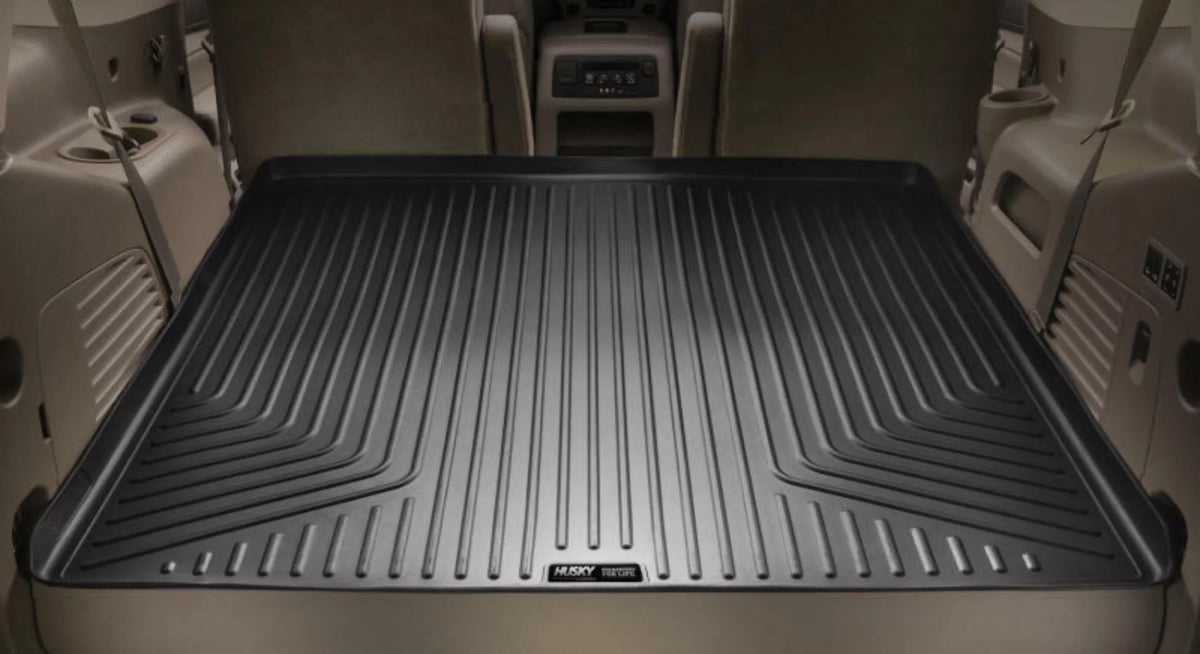 Ford Black upright Compatible Husky with under by Series Liner Seat Explorer; 3rd 3rd RealTruck Seat Behind 11-19 behind Weatherbeater Cargo and