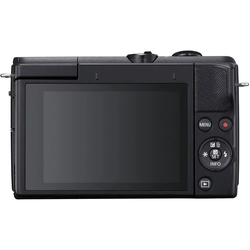 '+ 128GB (Black) Canon Digital Camera Kit 15-45mm Lens Mirrorless EOS with M200