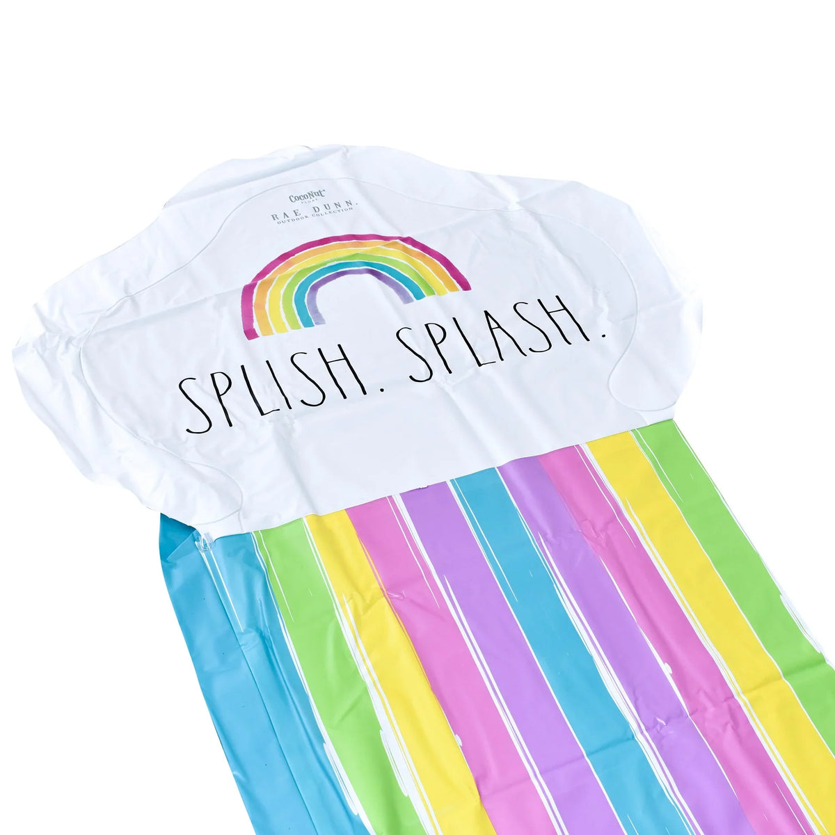 Rae Slide Durable Slide CocoNut Ride Splash Water Float, & Mat, Foot -16 Age Splish Sliding Dunn: 5+ Rainbow Sprinkler,