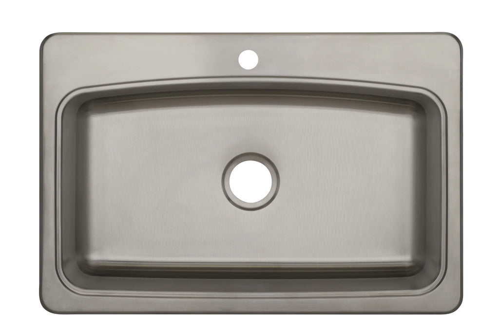 Bealeton - Basin Drop 32-15/16" Single Sink Proflo In Kitchen Stainless Pfsr1b332261 Steel