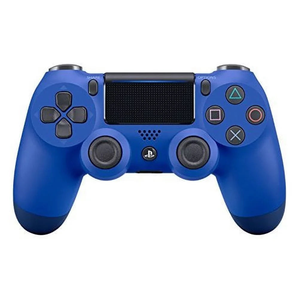 4 (Refurbished) Wireless Dualshock PlayStation Controller PS4 Restored 4 Wave For Blue