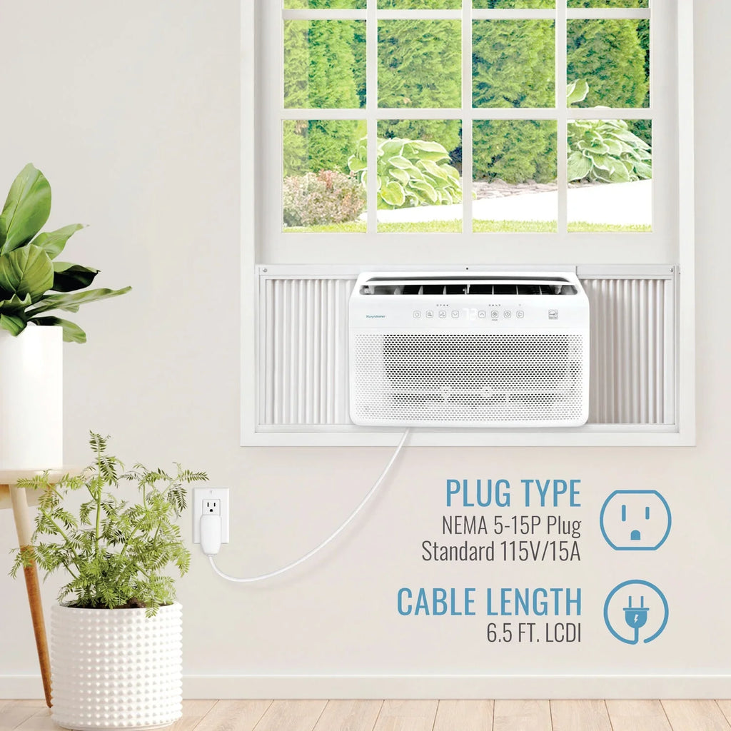 oxygen 8,000 Keystone with BTU Remote Inverter Mounted Window Conditioner Control