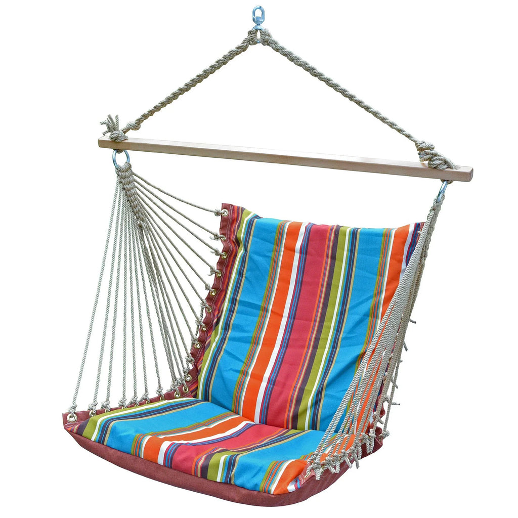Hamptons Soft Collection The 48" Comfort Chair Hammock Blue and Red