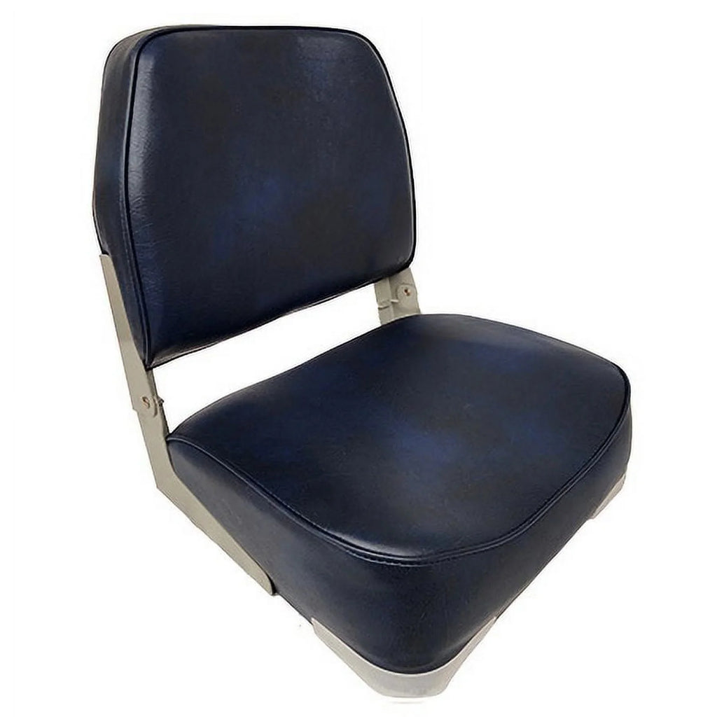 Fold Seat 1003-AD Low NAVY Back Fishing Down Pontoon Marine Bass Boating Boat