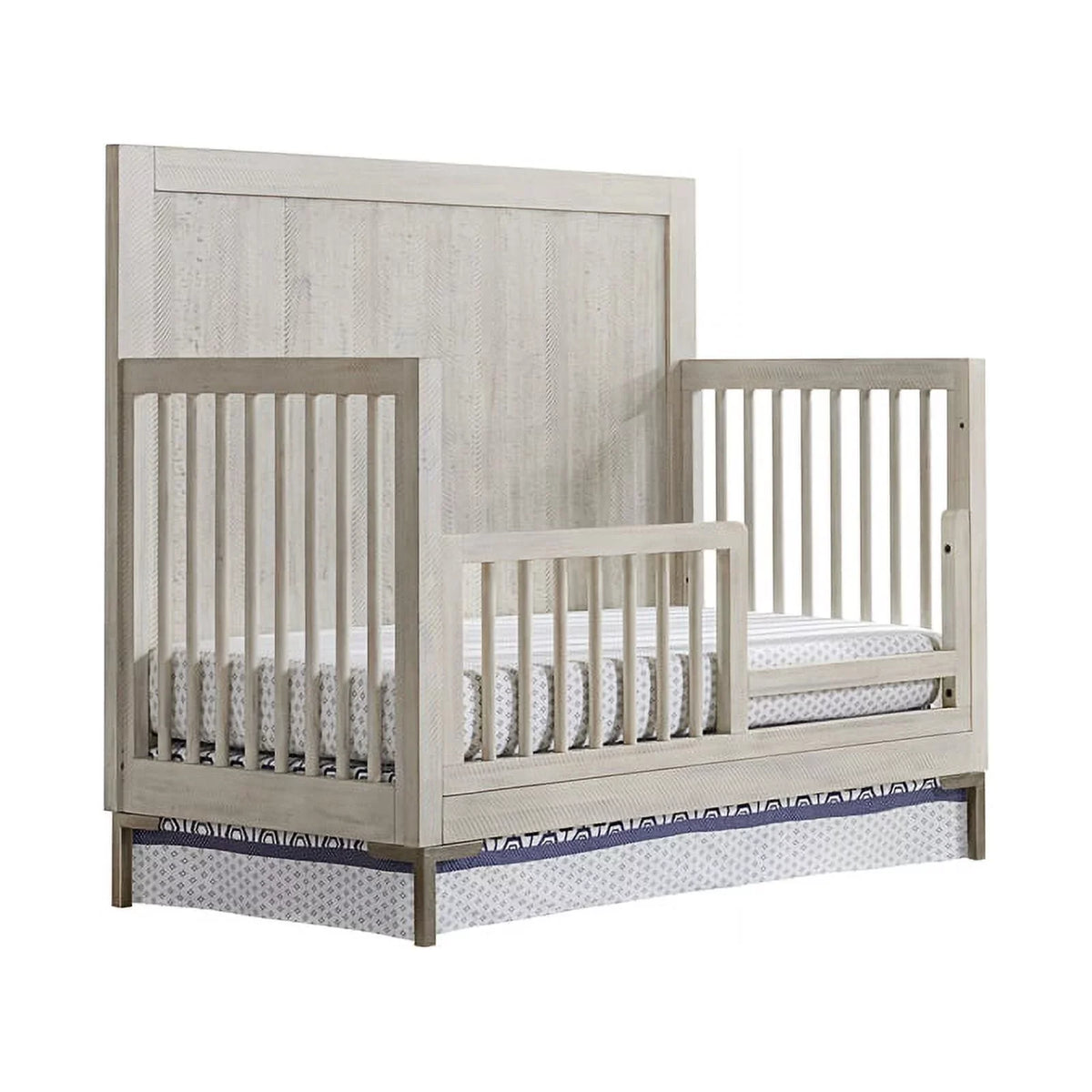 in Westwood Beck Modern Design Wood Gray Finish Willow Convertible Crib