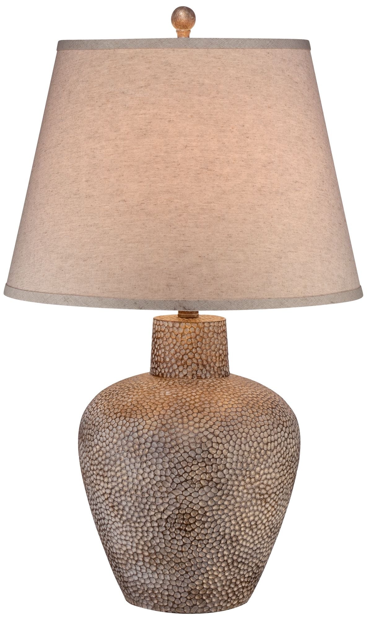 Tall Leaf Hammered Brown Pot 29" Table Farmhouse Shade Rustic 360 Empire Bentley Lighting Textured Lamp Home for Room Living Bedroom White Off House