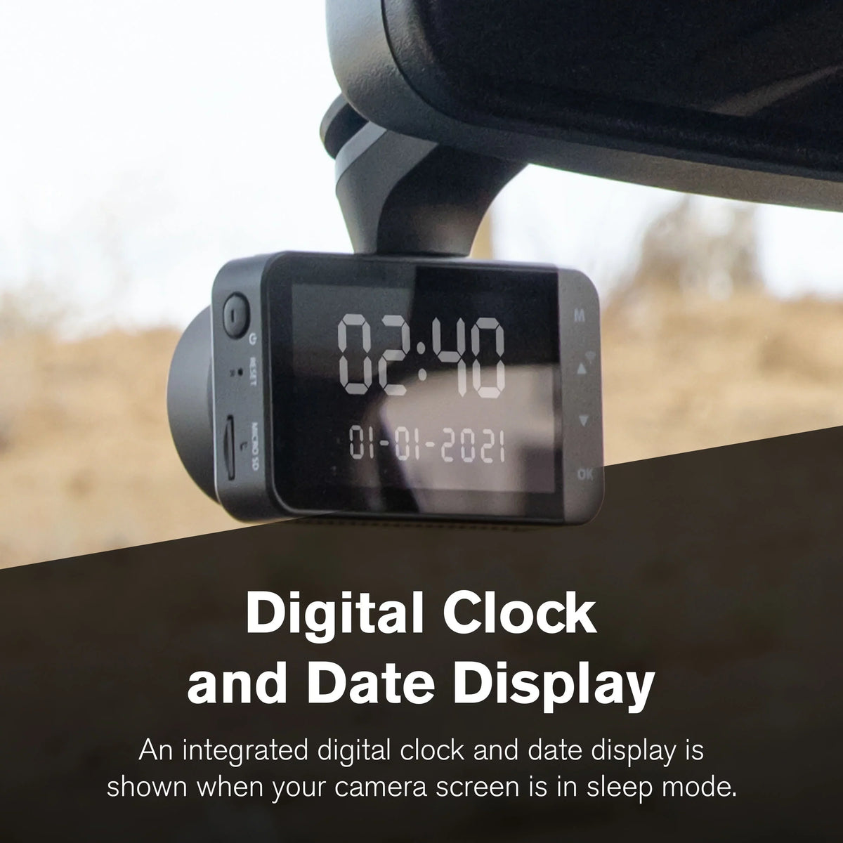 Angle Range Lense, with 150 Pro Mode with G-Sensor Day/Night. 4K Park GPS Resolution High UHD for LCD Degree Dynamic Record Yada Wide Roadcam Screen, Technology App, and 3"