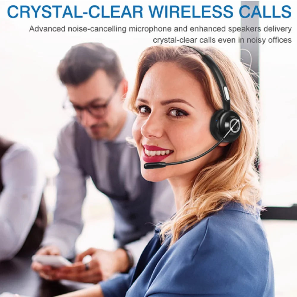 Function Headset, for Charging Mic With Wireless Microphone, Noise 3 Comfortable Dock NEX with Isolation with Cell Headset Headset Wireless Bluetooth Base UX-M97 Phone Mute vivo Charging