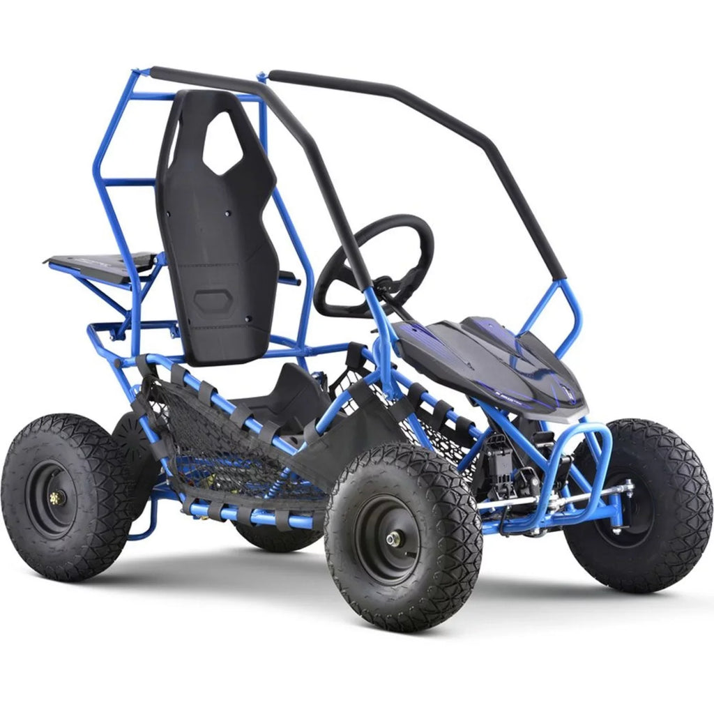 Maverick 1000w 36v MotoTec Electric Kart Blue Go