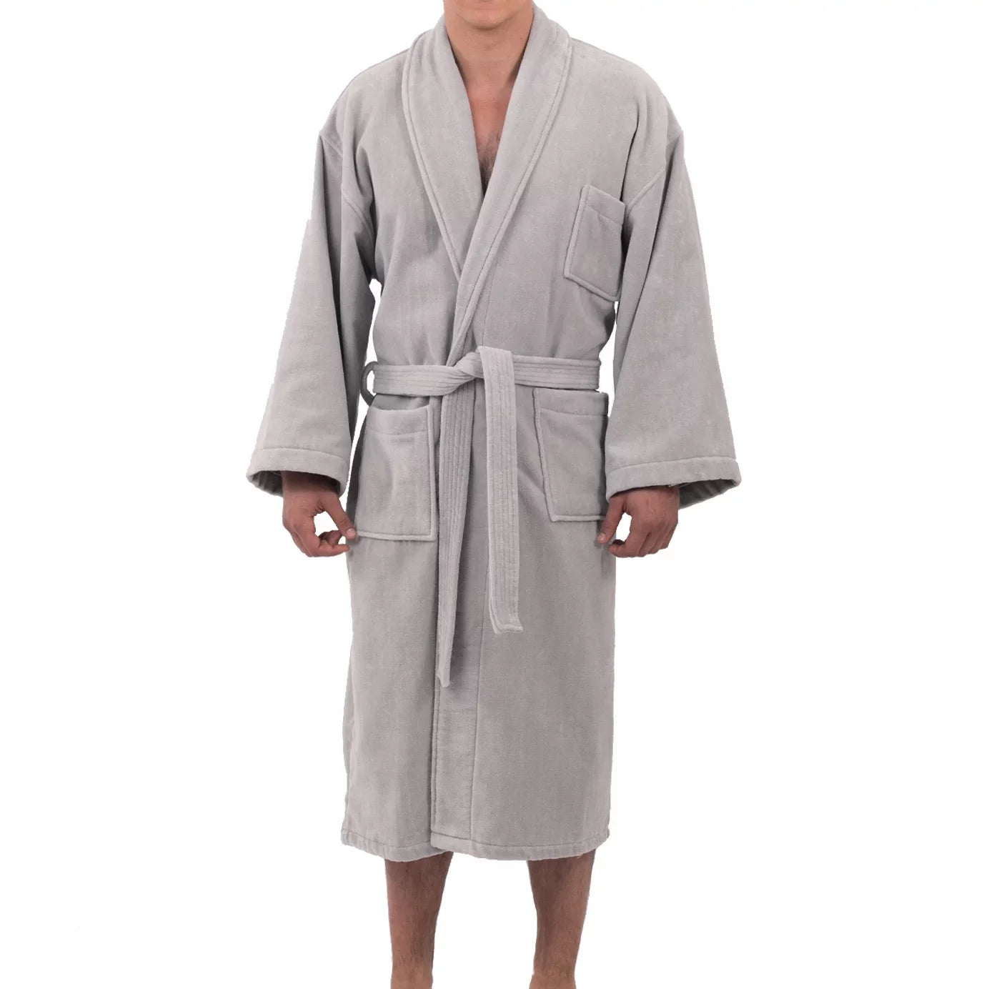 Absorbent Bathrobe Men Pure Alpine Hotel Terry Spa Super material Swiss Robe Cotton