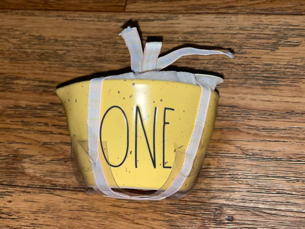 Black Dunn Rae Speckled Third Yellow 1 Kitchen 4-piece of One includes Cups each Half Cup Measuring Ceramic Quarter set Lettering