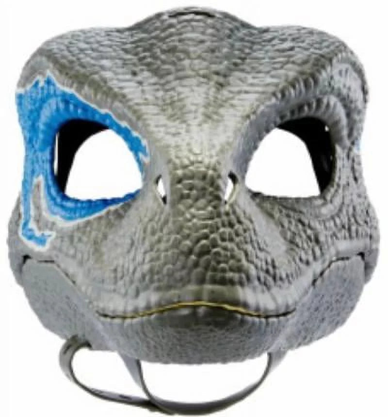 JURASSIC MASK DOMINION VELOCIRAPTOR BLUE WORLD