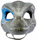 JURASSIC MASK DOMINION VELOCIRAPTOR BLUE WORLD
