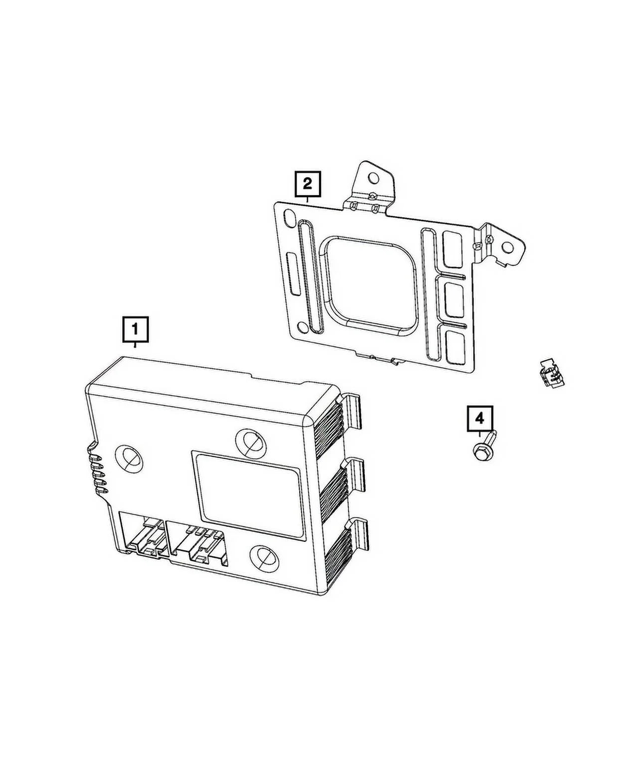 Tow Mopar Module Trailer 68277136AF Genuine