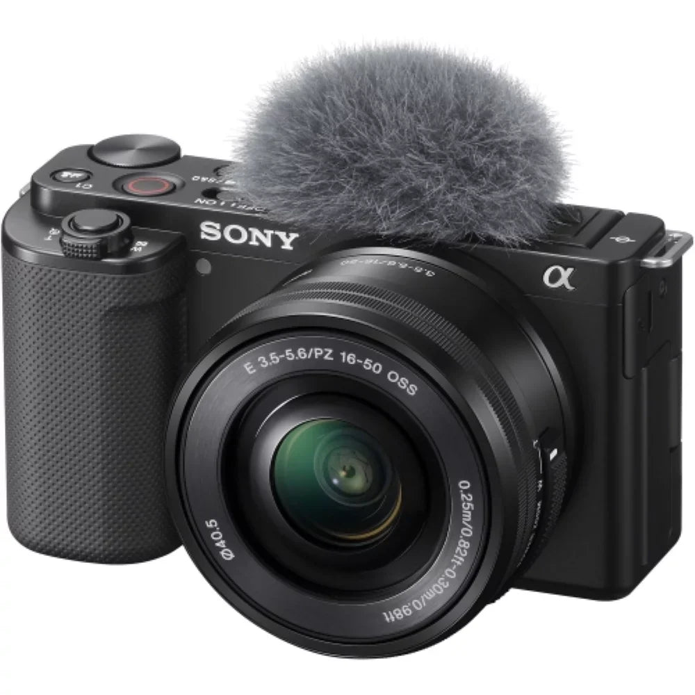 64GB (Black) Cleaning Kit Transcend Lens Card Mirrorless Sony + Bundle + Camera + Bag Memory Camera Tripod |16-50mm with Items) Flexible ZV-E10 (5