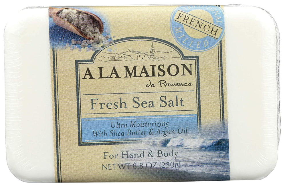La Traditional Salt 8.8 So - ap, French rizing Oz, Ultra Pack Sea A Maison 6 Milled Moistu Bar Fresh