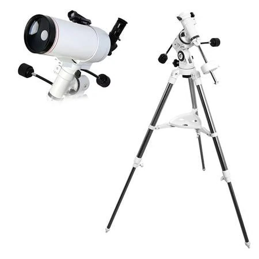 FirstLight with Equatorial German f/14 Mount, Telescope White EQ3 MAK100mm EXOS Maksutov-Cassegrain Nano Tube
