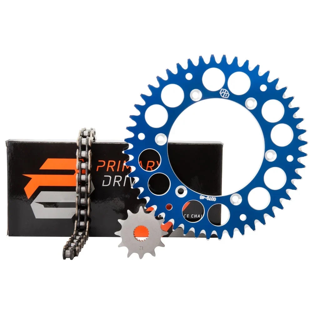X-Ring Blue WR250F YAMAHA Primary Drive Chain Kit & For 2020-2022 Rear Alloy Sprocket