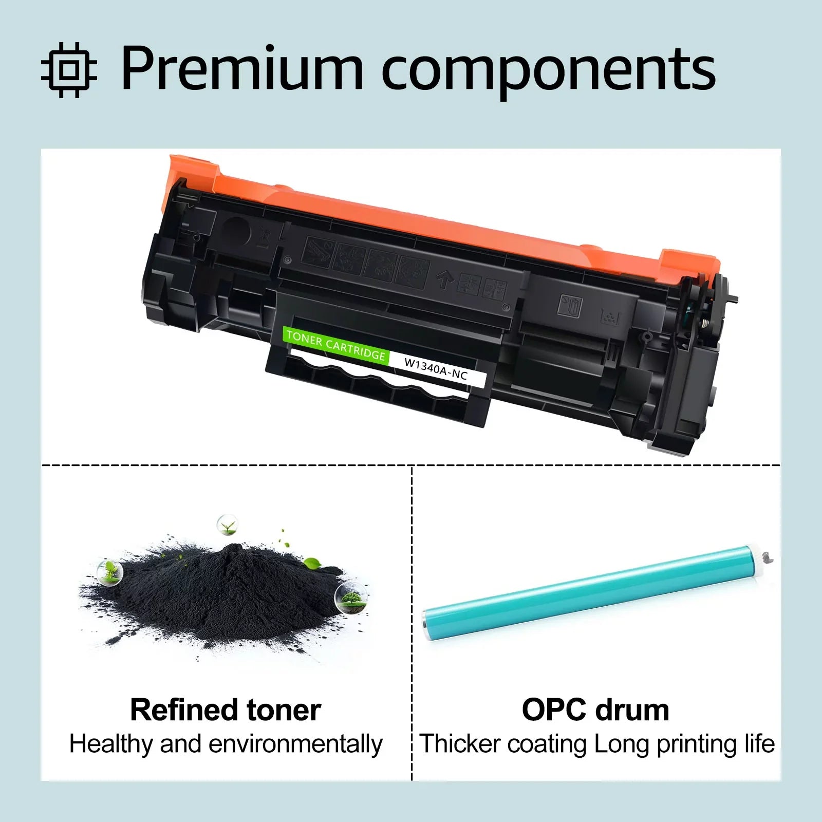 for M234sdw Laserjet (No Replacement M234sdn M209dw Black M234dw 8 GREENCYCLE Toner Cartridge Chip) MFP with W1340A Compatible HP 134A Printer HP