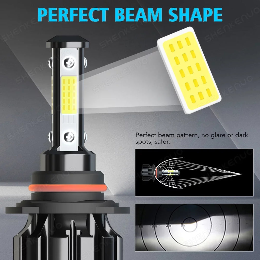 for LED 2018 2010-2014 Fog 2015 2017 Headlight 9005 Toyota BMZONCC 4Runner Light H11 2016 2020 Combo 2019 Bulbs H11