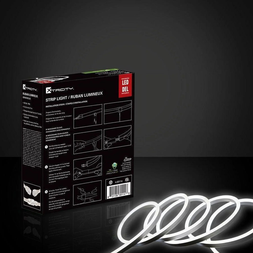 Flexible and Indoor Led 5000k Outdoor 9 Strip Xtricity feet/6w-3'/120v/White