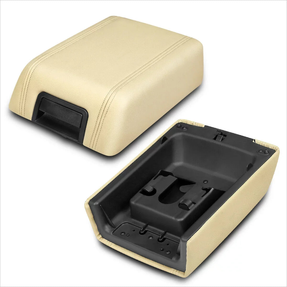 Lid Repair Armrest For Top Latch Console Kit Lincoln Center Cover Beige Ford