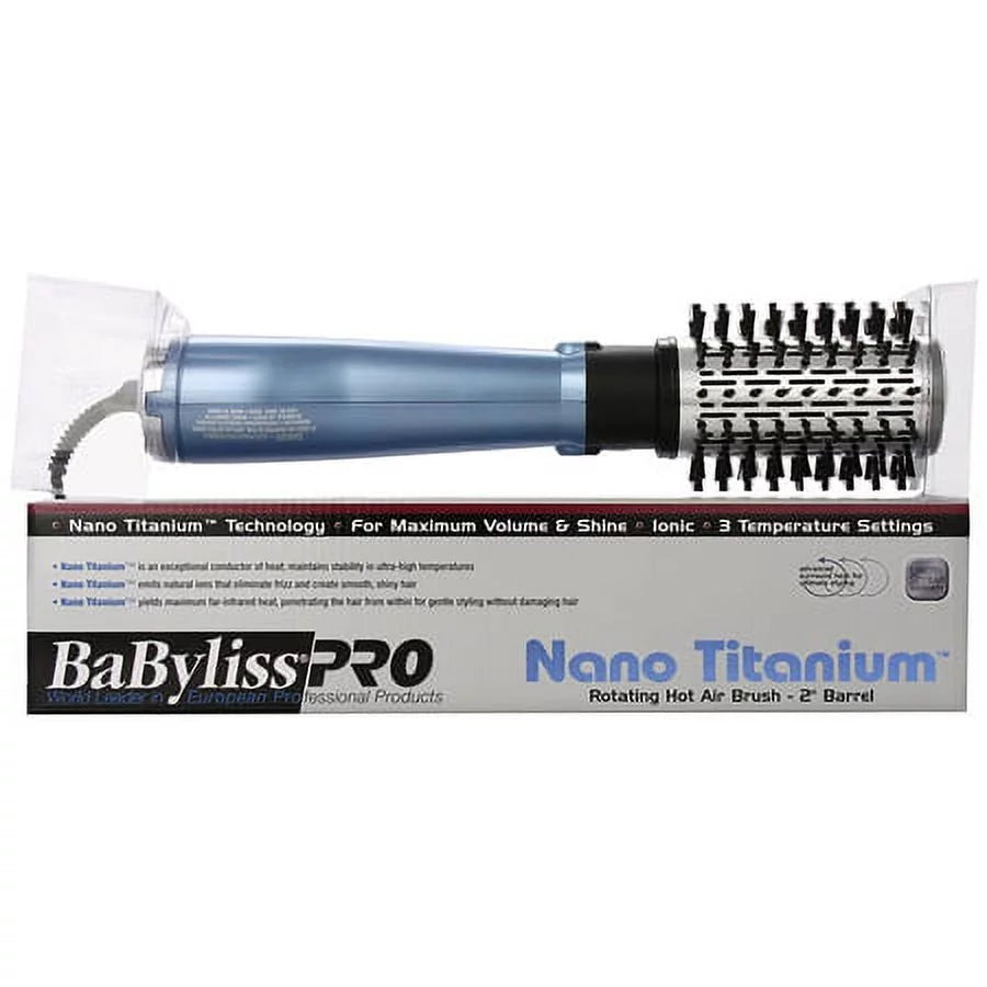 Babyliss Barrel sh BABNT178 Titanium w/ PRO Multidirectional Bru Hot Rotating Nano atmospheric 2