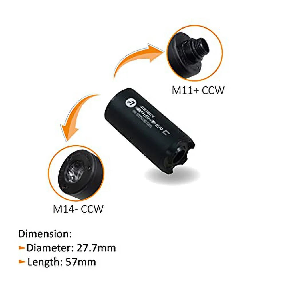 ACETECH-Brighter and Lion-Battery CW Unit, M14- Tracer C CCW, M11+ Rechargeable